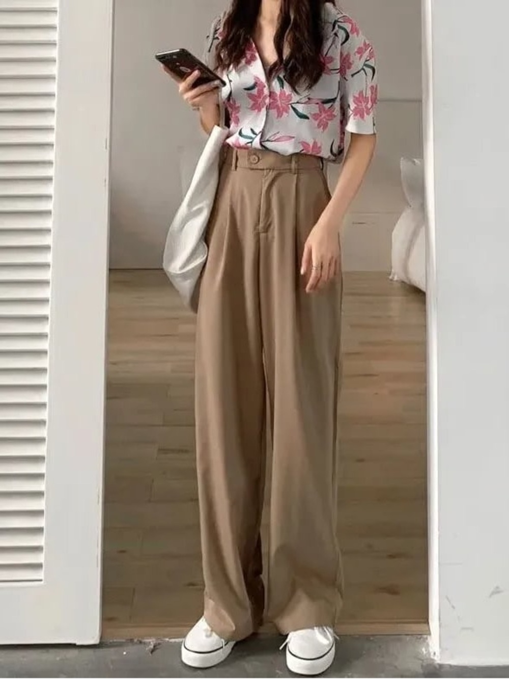 Petite Khaki Trousers (NEW)
